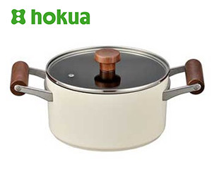 〔hokua〕プレール両手鍋20cm