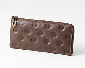 姫路レザー長財布 ブラウン
