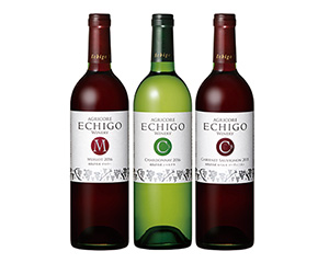 〔越後ワイン〕赤白ワイン3本セット