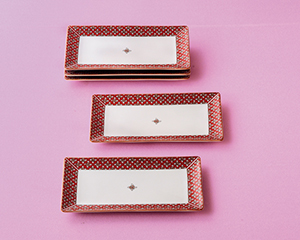 美濃焼　長角皿5枚揃