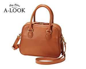 〔A-LOOK〕2WAYショルダーバッグ　キャメル