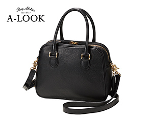 〔A-LOOK〕2WAYショルダーバッグ　ブラック