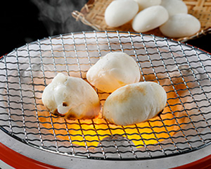 〔ごはん〕有機栽培　魚沼産〆張り餅「紫光」　丸