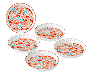 〔弥左ェ門窯〕銘々皿揃