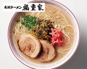 博多「福重家」ラーメンセット
