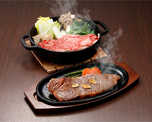 〔石井食品〕和牛のルーツ　岡山県産特選千屋牛　ステーキ&すき焼セット