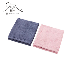 〔日本の極み〕プレミアムカラーフェイスタオル4枚セット