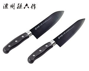 〔濃州孫六作〕チタンコーティング包丁2点セット