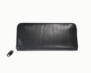 〔栃木レザー〕ラウンド長財布