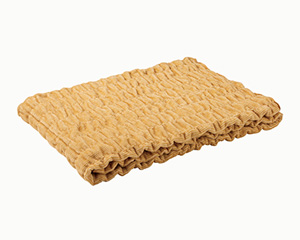 〔マユケット〕コットンブランケット　マスタード
