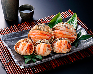 〔福丸ごーじょーもん〕ずわいがにせいこがに甲羅盛りセット