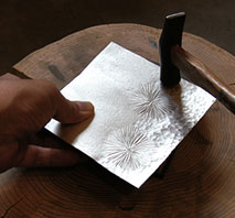 〔アトリエカンタ〕錫のお皿作り体験1～2名