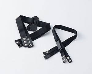 〔麗子のパンプスフィットストラップ〕フォーマル用パンプスフィットストラップ2本セット