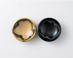 〔龍門司焼企業組合〕龍門司焼 平鉢二枚組