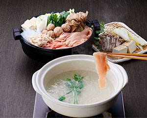 〔秋田比内地鶏 火内鶏〕比内地鶏「火内鶏」地鶏のしゃぶしゃぶとすき焼きセット