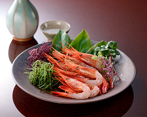 活〆冷凍甘海老