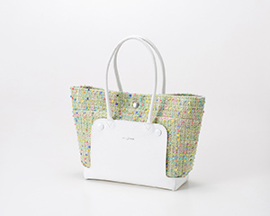 〔Brijean〕ファンシーツイードバッグ