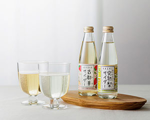 〔株式会社泉屋〕古都華サイダーと完熟梨サイダーのセット