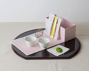 〔HITOHUKU〕宇治抹茶スティック＆茶筅リングセット