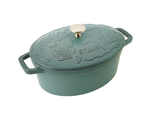 〔ストウブ〕ココットオーシャン オーバル23cm ユーカリ