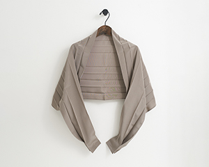 〔PULEBO〕PULEBO　ポケッタブルボレロ　グレージュM