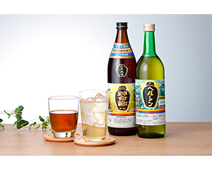 〔長命ヘルシン酢醸造〕壺造りはちみつ入り玄米黒酢と黒酢ドリンクのセット