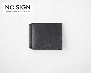 〔NO SIGN〕和牛レザー マネークリップ