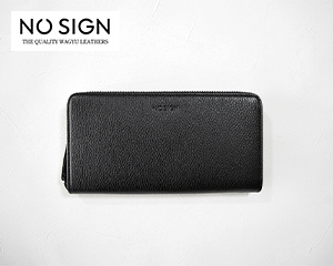 〔NO SIGN〕和牛レザー　長財布