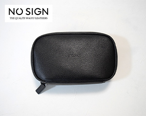 〔NO SIGN〕和牛レザー ポーチ