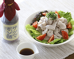 〔黒豚・黒牛しゃぶしゃぶ SATSUMA かごっまふるさと屋台村〕サツマポン酢8本セット