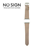〔NO SIGN〕ノーサイン 和牛レザー アップルウォッチバンドエンボスタイプSサイズ