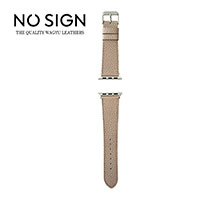 〔NO SIGN〕ノーサイン 和牛レザー アップルウォッチバンドエンボスタイプLサイズ