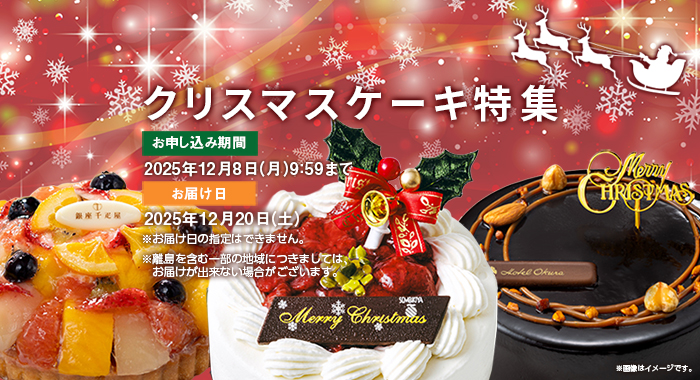 クリスマスケーキ特集
